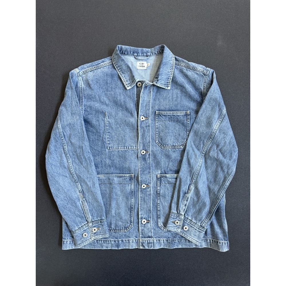 Flint And Tinder Denim Trucker Jacket Men's XL